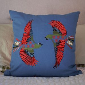 bluebird cushion cover