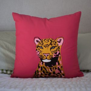 leopard cushion cover
